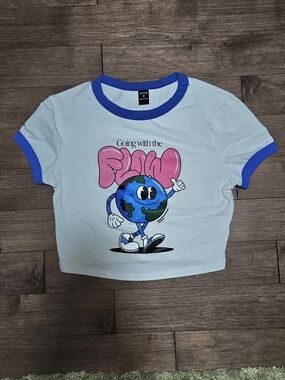 Cartoon crop tops